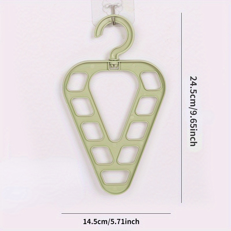 Triangle Clothes Hanger, 360 Degrees Rotatable Clothes Drying Rack, 9
