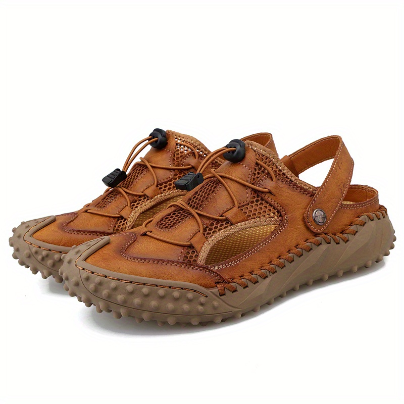 Mens Breathable Mesh Sandals Wear Resistant Non Slip Outdoor - Temu ...