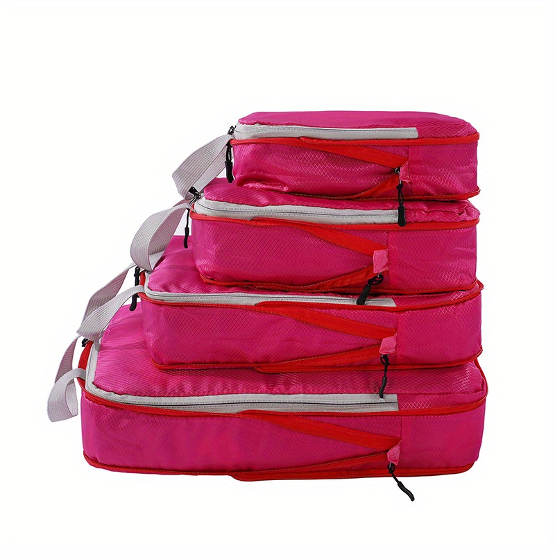 Cubetti di imballaggio per valigie Organizzatori di imballaggio bagagli da  viaggio con sacchetto di lavanderia Compressione Deposito Borsa da scarpe  Borsa per trucco Abbigliamento Borsa di biancheria intima