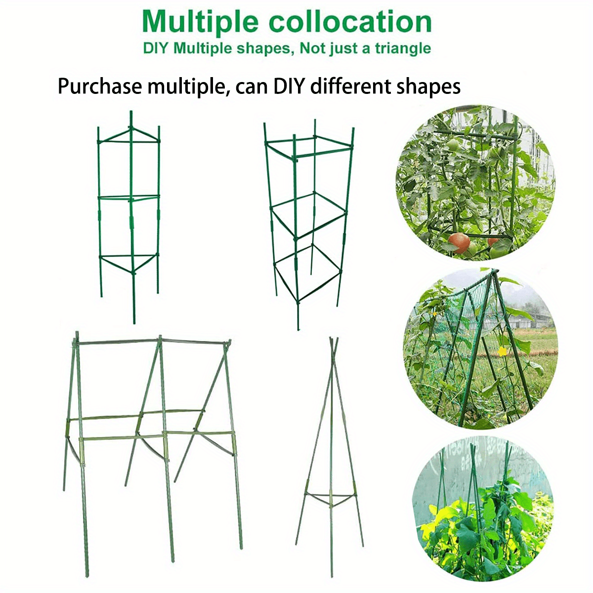 Tomato Cage Plant Support Cage Assembled Cages - Temu