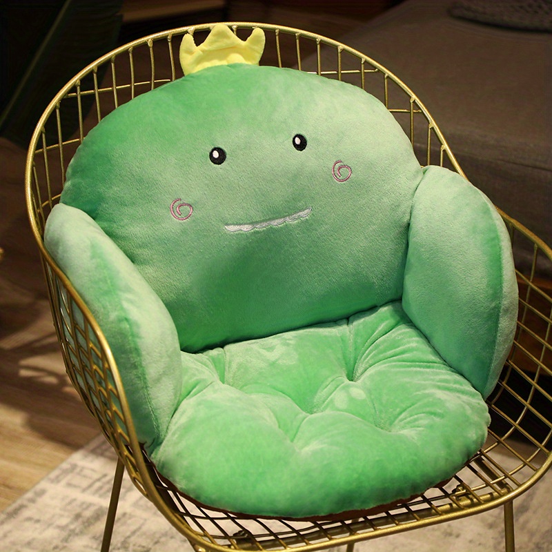 INS Soft Animals Seat Cushion Stuffed Chair Desk Seat Backrest Pillow  Indoor Floor Home Decor Office Seat Winter Kids Gift