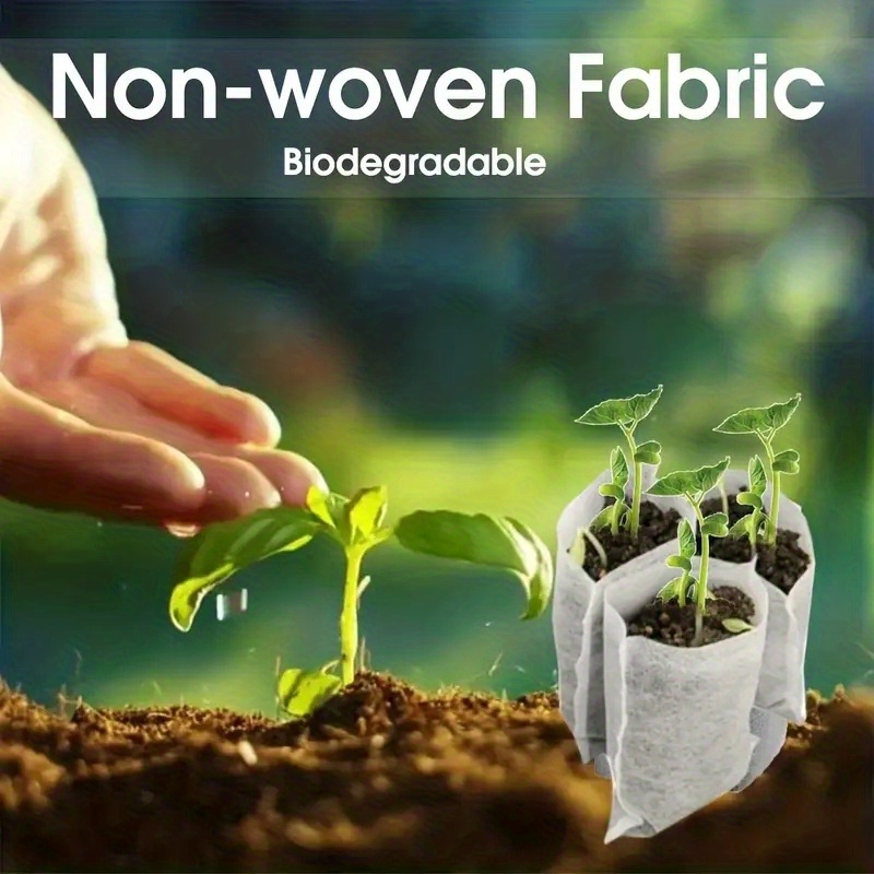 Nursery Growing Bags Non woven Fabric Seedlings Grow Bag - Temu