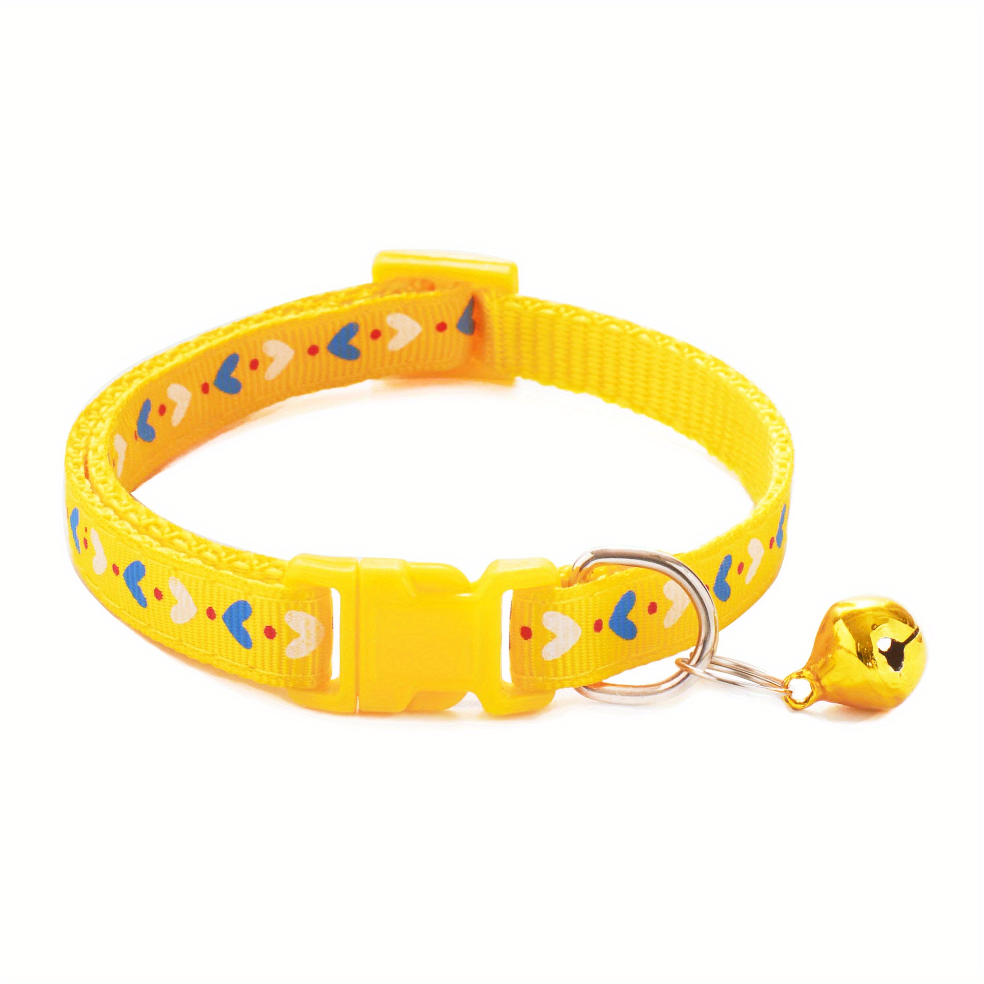 Adjustable Dog Cat Collar Safety Buckle Bell Perfect Small Temu