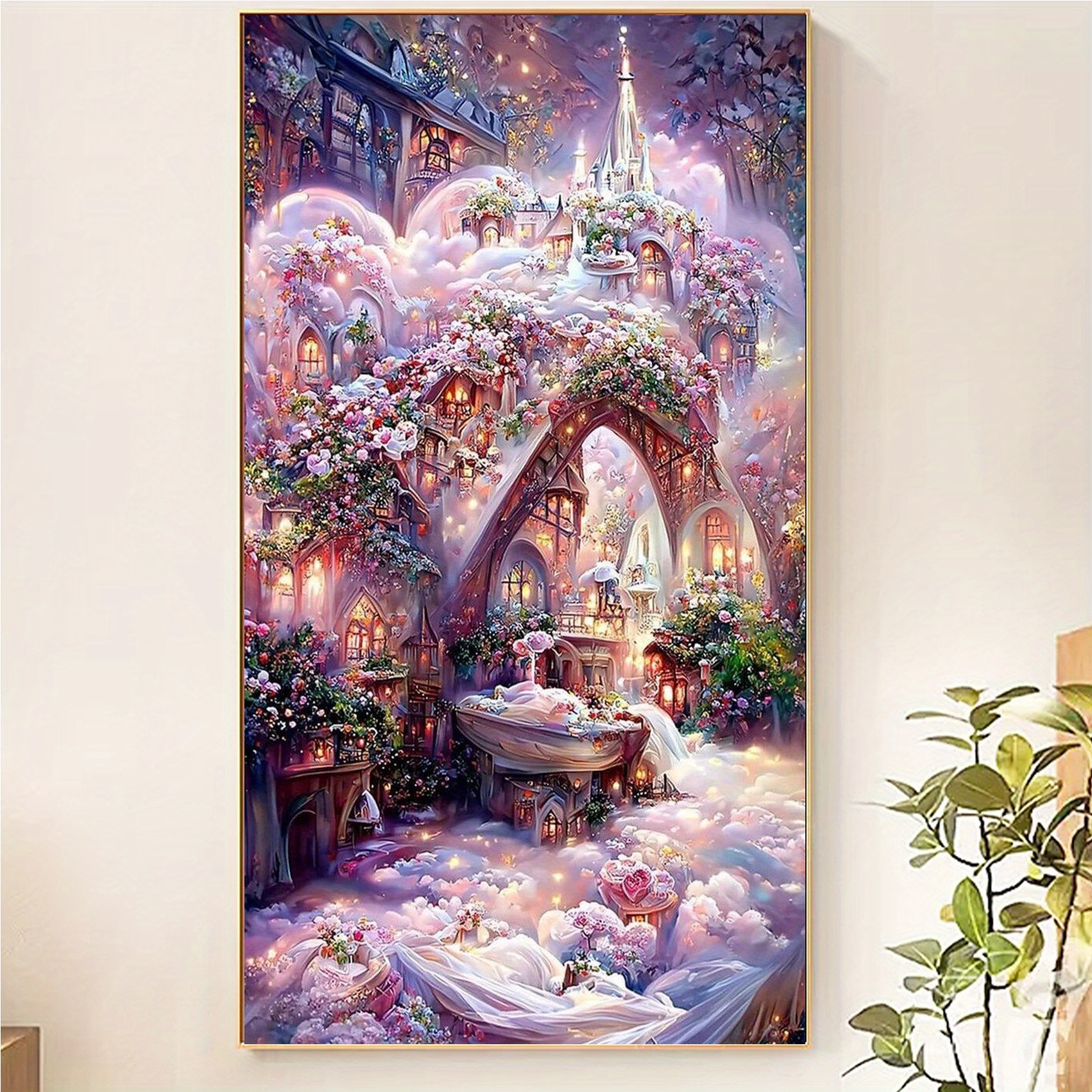 5d Adult Large Artificial Diamond Painting Set Diy 5d - Temu