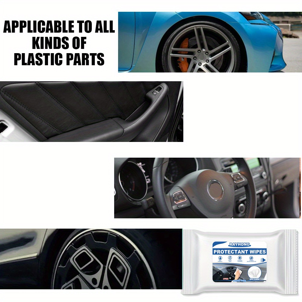 Car Interior Wipes Glass Leather Interior Refurbished Instrument Steering  Wheel Sofa Maintenance Clean Care Wet Wipes - AliExpress