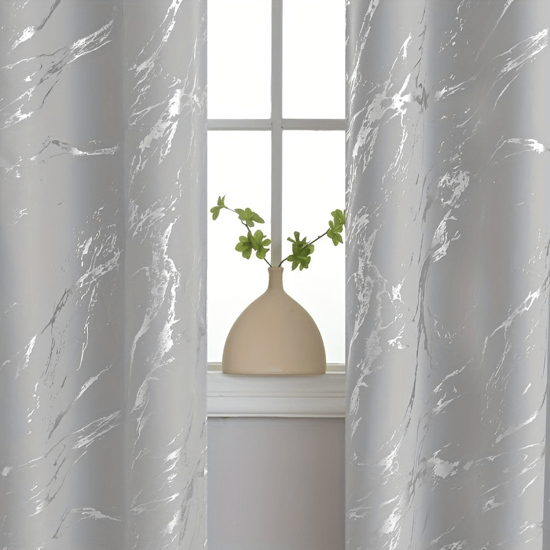 Blanc Mariclo' curtain series Spring Time gray decor