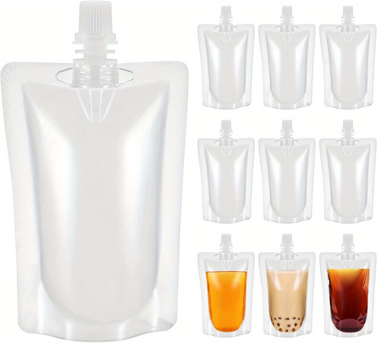 Plastic Pouch Bag Drinks, Plastic Drink Pouches 500ml