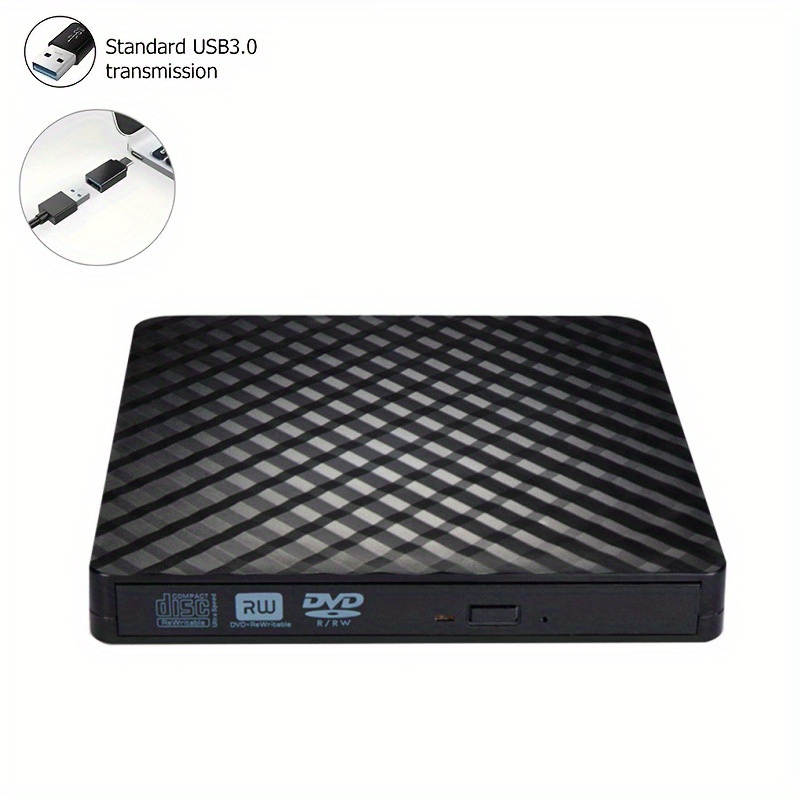 Unidad De Cd Externa, Lector De Cd Dvd Portátil Usb 3.0, Grabadora De Dvd  Externa, Escritor De Rw, Copiadora Para Computadora Portátil, Escritorio, ,  Compatible Con Windows 7/8/10/xp/ Os - Electrónica - Temu Spain