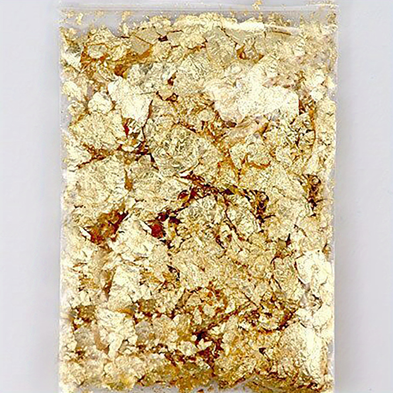 Golden Leaf Foil Flakes Sequins Glitters Epoxy Resin - Temu