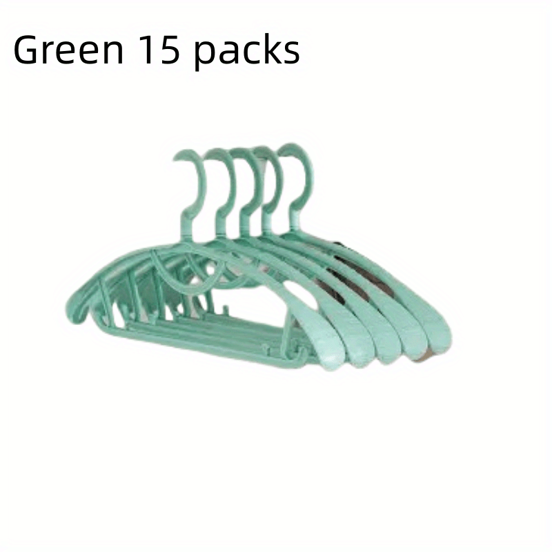 5pcs Suit Hanger Wide Shoulder Seamless Plastic Clothes Rack Non