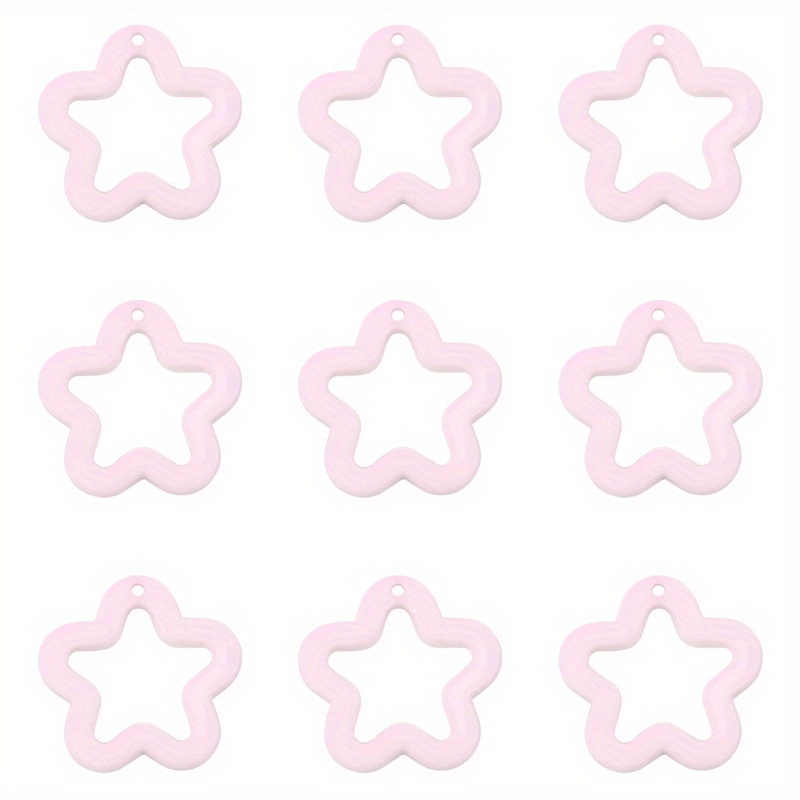 Baby Star Earrings Light Pink