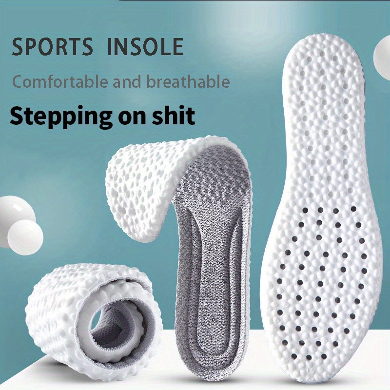 New Memory Foam Sport Insoles For Shoes Sole Cushion Running Comfortable And Breathable