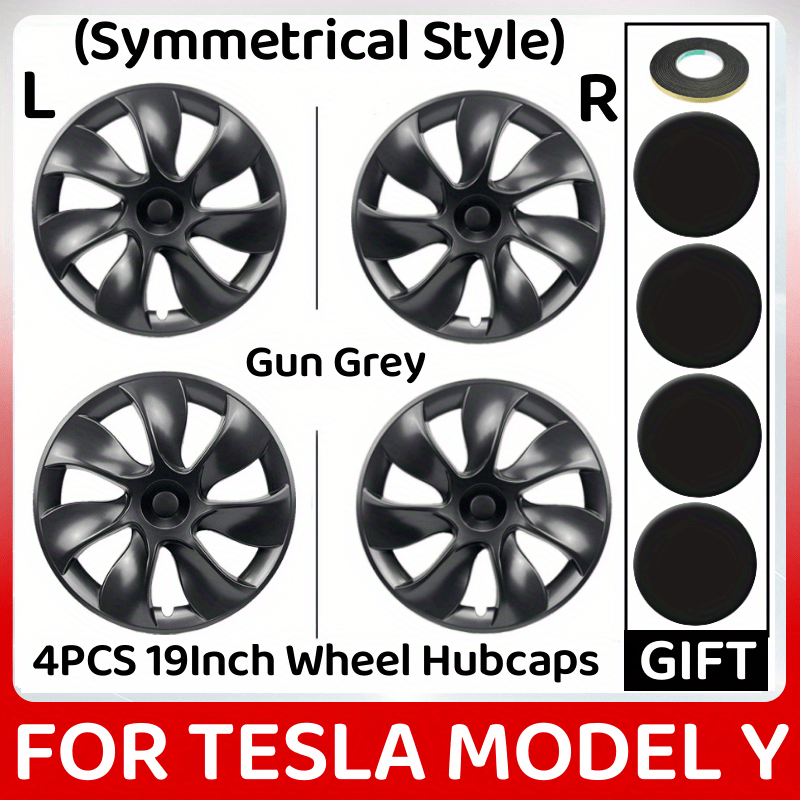 Model Y 2020-2023 Performance Wheel Hubcaps Symmetrical Style Rim Cover  Temu Australia