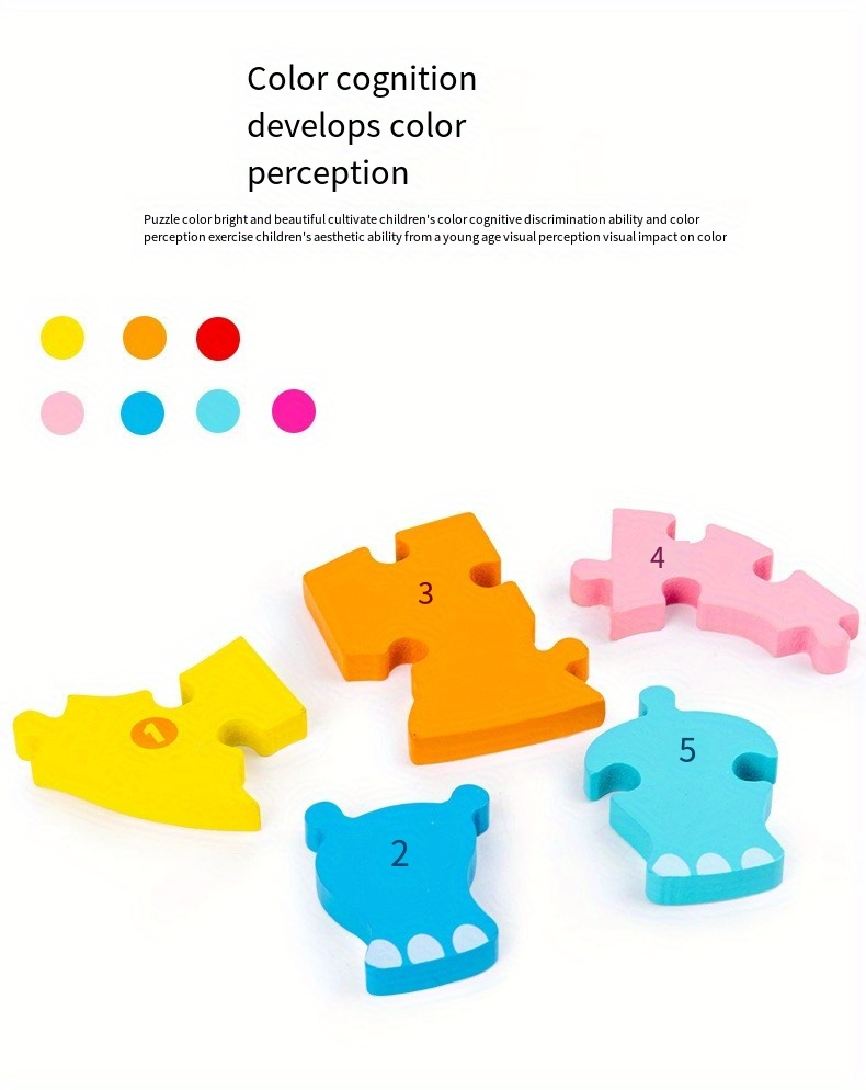 building blocks for infants wooden 3d puzzles for early   for boys girls ages 1 3 details 9