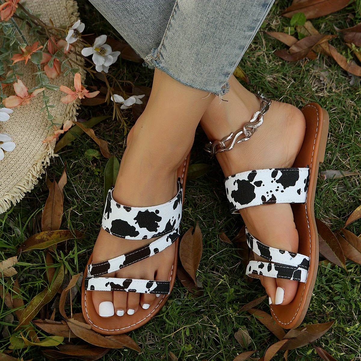 Cow sandals best sale