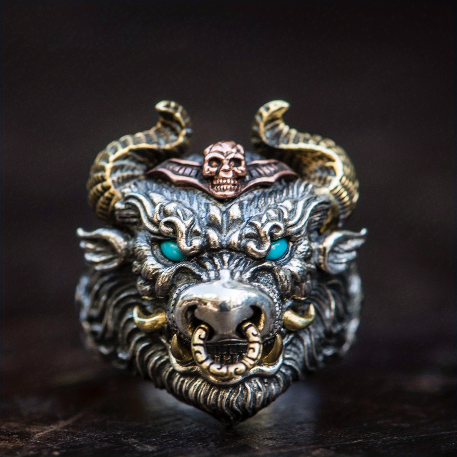 Devil deals head ring