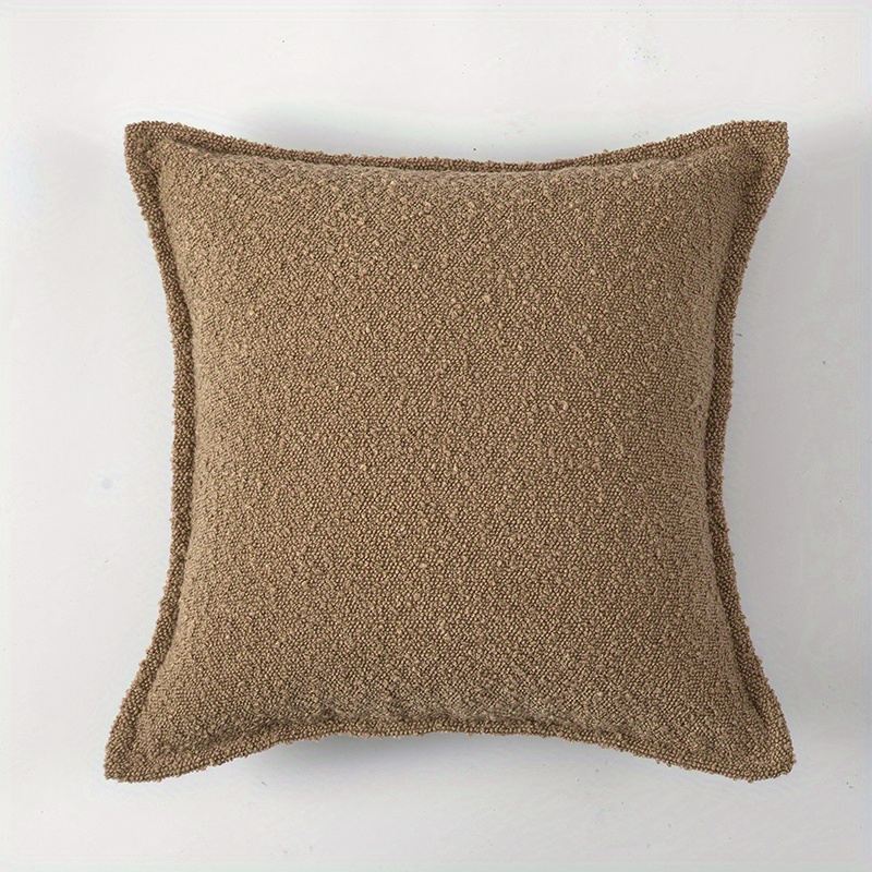 1pc Plain Decorative Pillow, Simple Throw Pillow For Home Decor