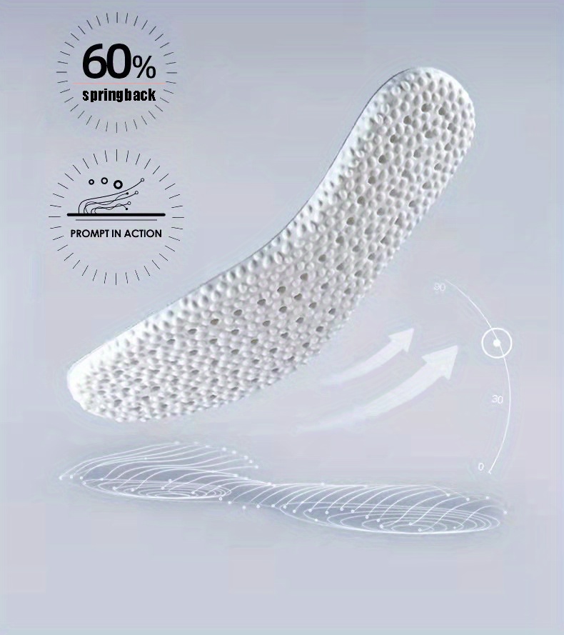 New Memory Foam Sport Insoles For Shoes Sole Cushion Running Comfortable And Breathable
