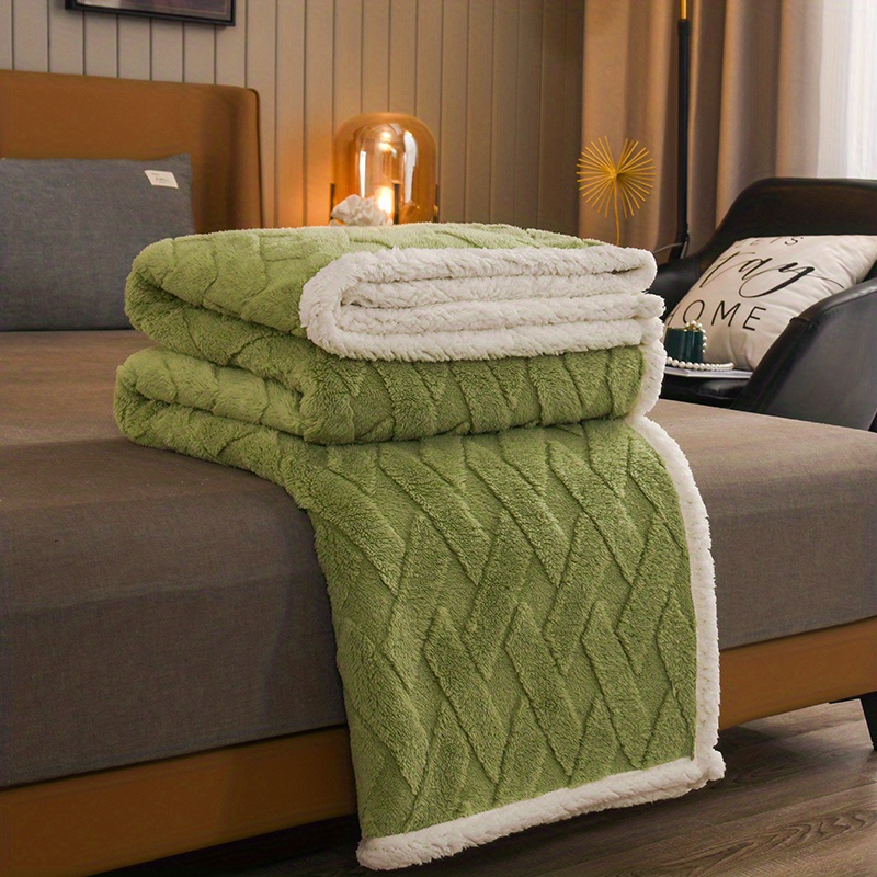 Manta súper cálida 200x230cm Mantas gruesas de lujo para camas Mantas de  lana Mantas y tira invierno Cubierta de cama para adultos Ns2