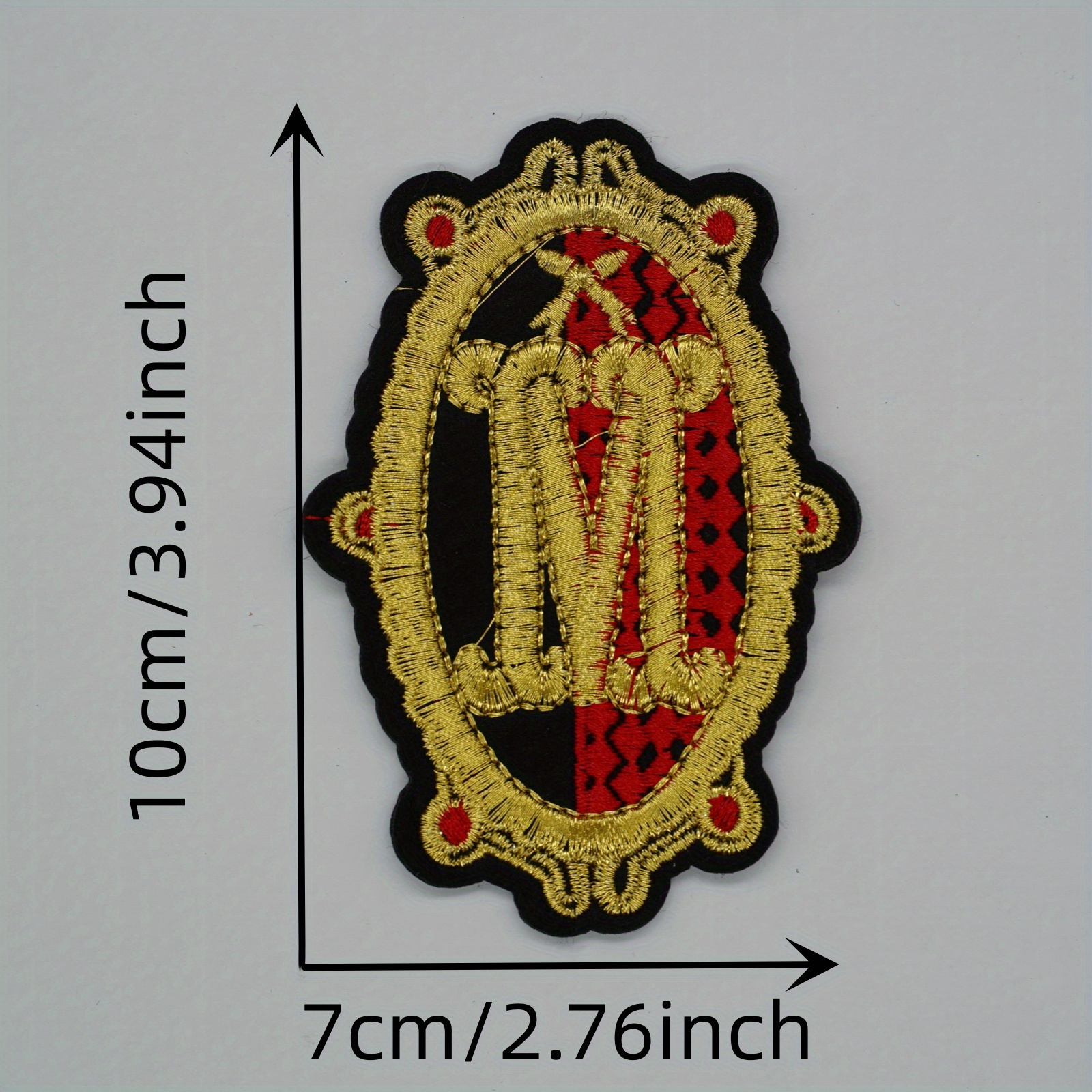 2pcs * Golden Thread Embroidery Badge, Fish Cloth Patches DIY Sewing For  Clothes, Bags, Hat, Decorative Accessories