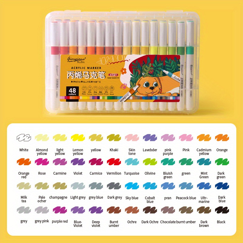 Finelife Acrylic Paint Markers (12 ct)