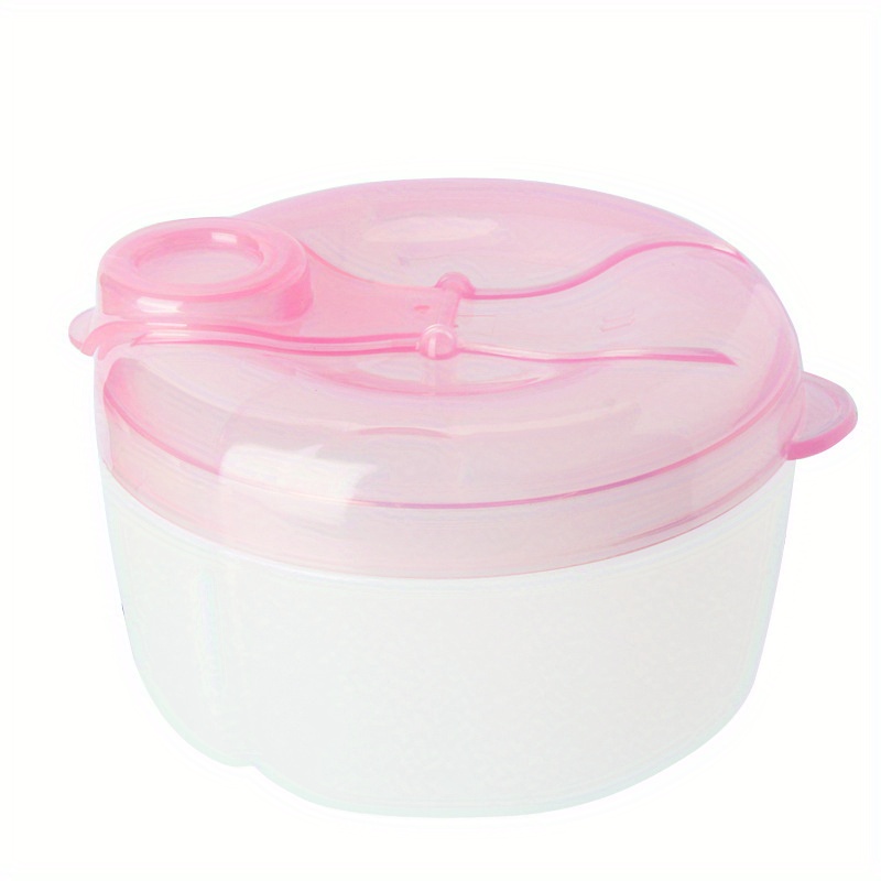 Three-grid Rotating Milk Powder Box, Divided Milk Powder Container,  Portable Food Supplement Storage Box - Temu