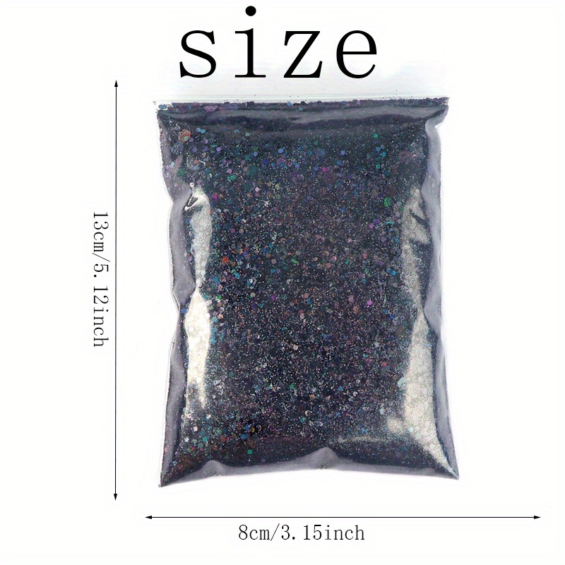 Holographic Mixed Hexagon Shape Chunky Nail Glitter Sequins - Temu