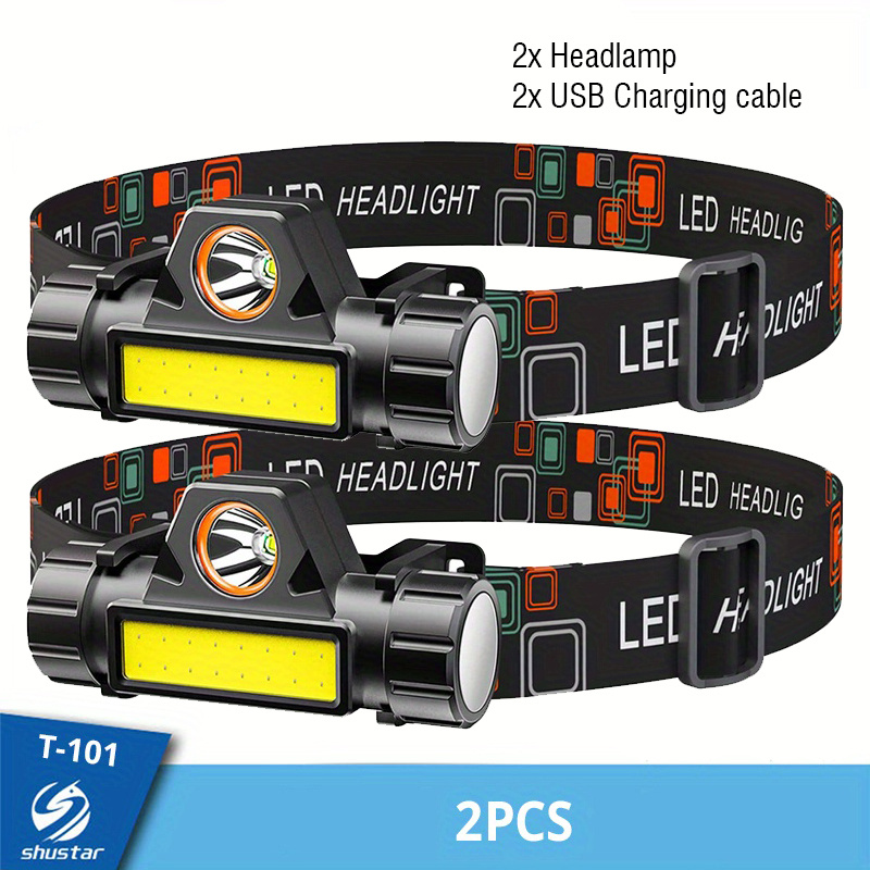 Linterna frontal L1, la última linterna LED recargable de ángulo recto -  Lámpara de cabeza de 1500 lúmenes para camping, exteriores y apagones