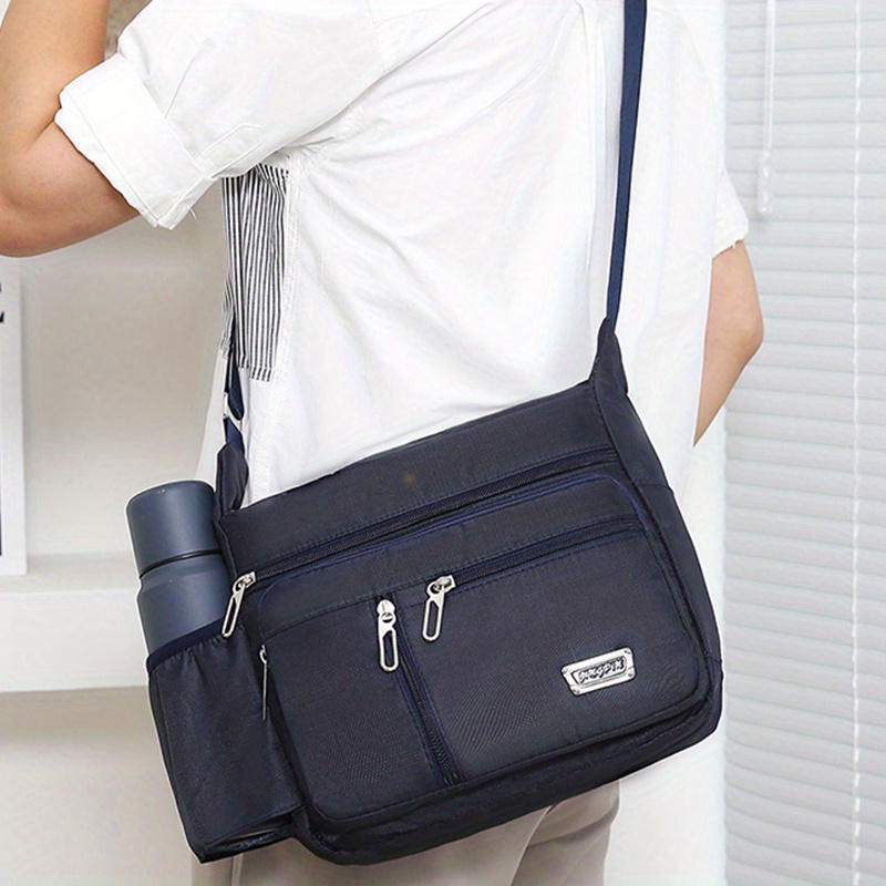 Men's Casual Multifunctional Crossbody Bag Large Capacity Tools Storage Bag  Shoulder Bag Travel Bag - Temu