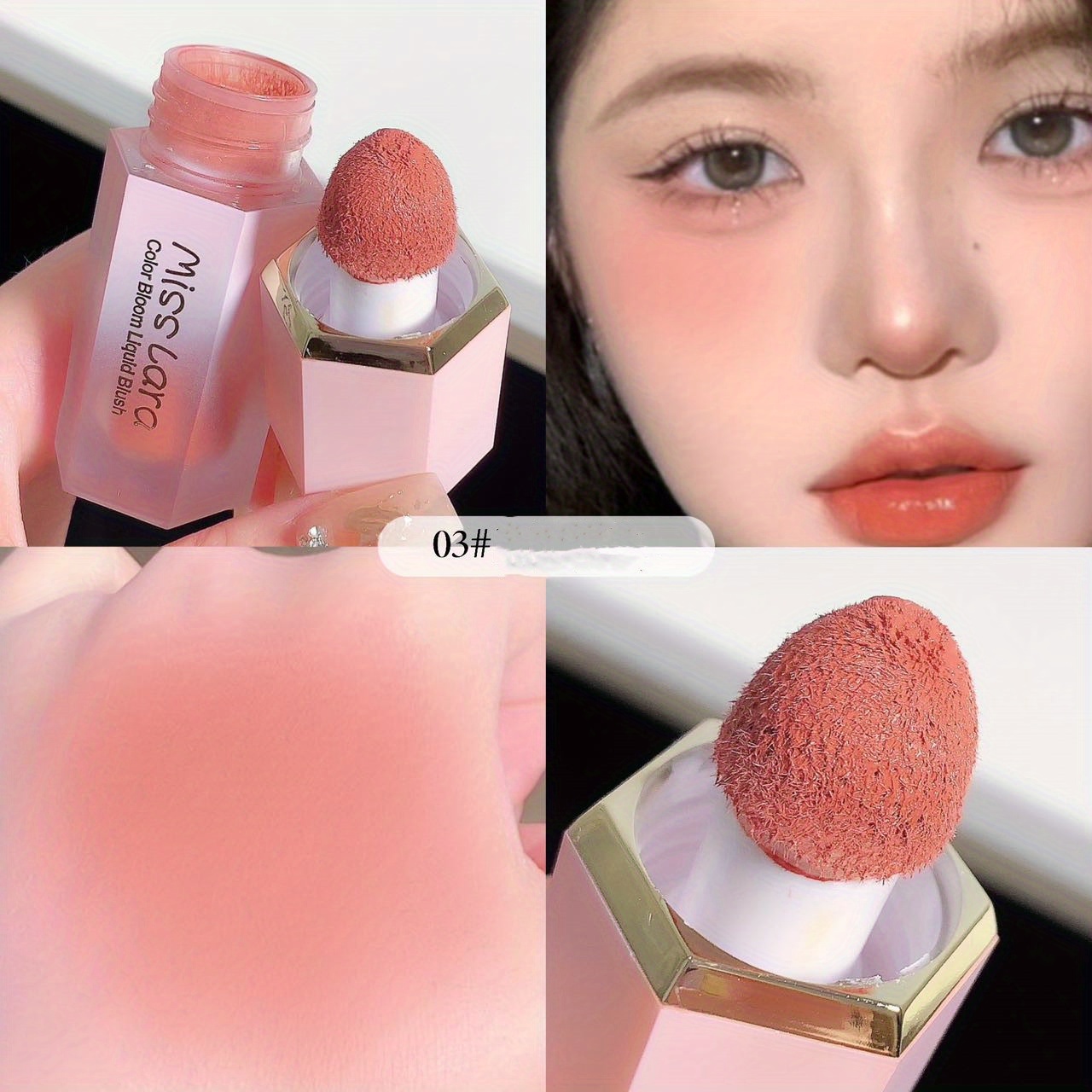 Long Lasting Liquid Blush Soft Creamy Matte Natural Shades