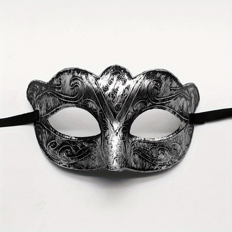 Masculine Men Masks Retro Roman Masquerade Half Face Temu New Zealand