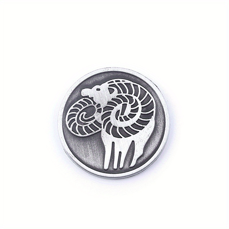 Alloy Coin Keychain Protagonist Tattoo Memorial Coin Key Chain Collect