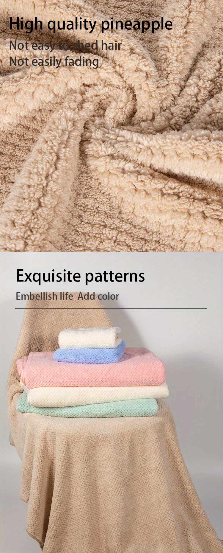 Towel Large Bath Towel Extra Large Bath Towel Lighter Weight Super  Absorbent Quick Dry Perfect Everyday Bathroom Towel - Temu