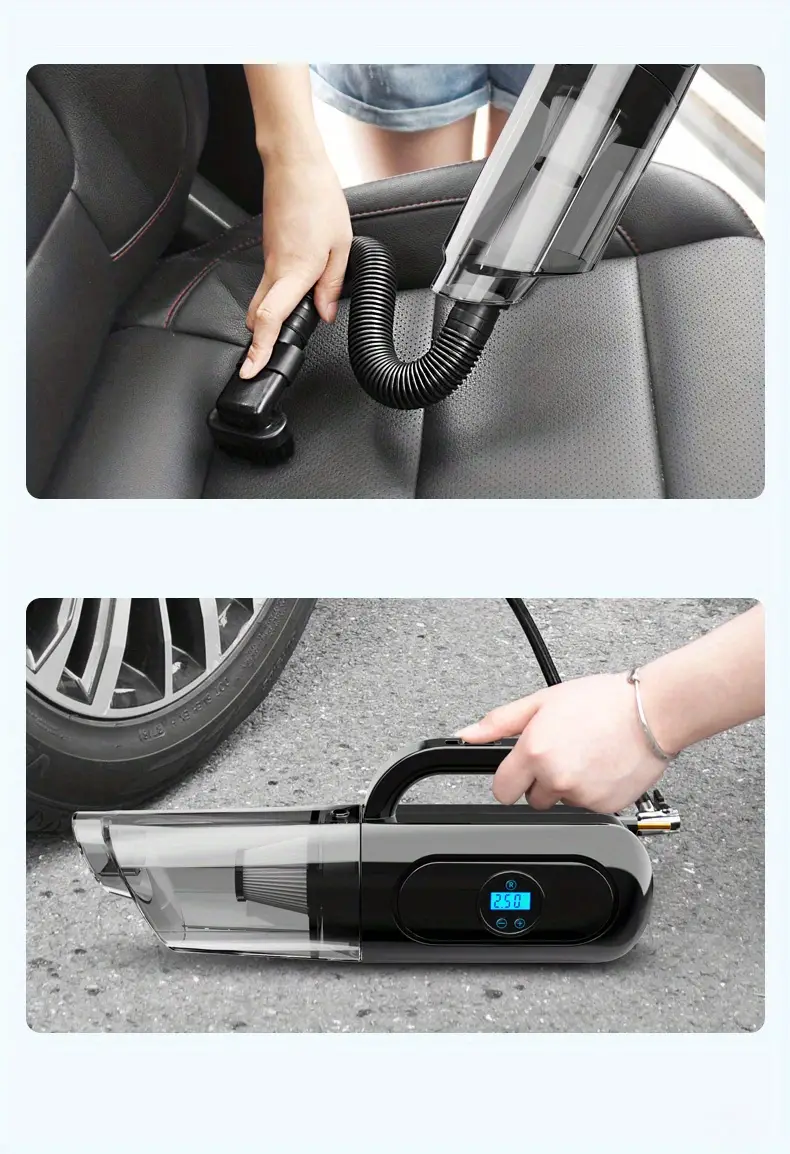 vehicle mounted wireless household vacuum cleaner multi function car with wireless charging pump 12v pump details 1