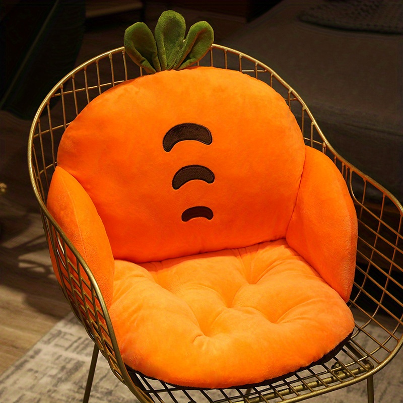 Cute Cartoon Chair Cushions For Home Decoration And Office, Thickened Seat  Cushion Sofa Home Decoration Pillow Car Seat (carrot) Carrot 