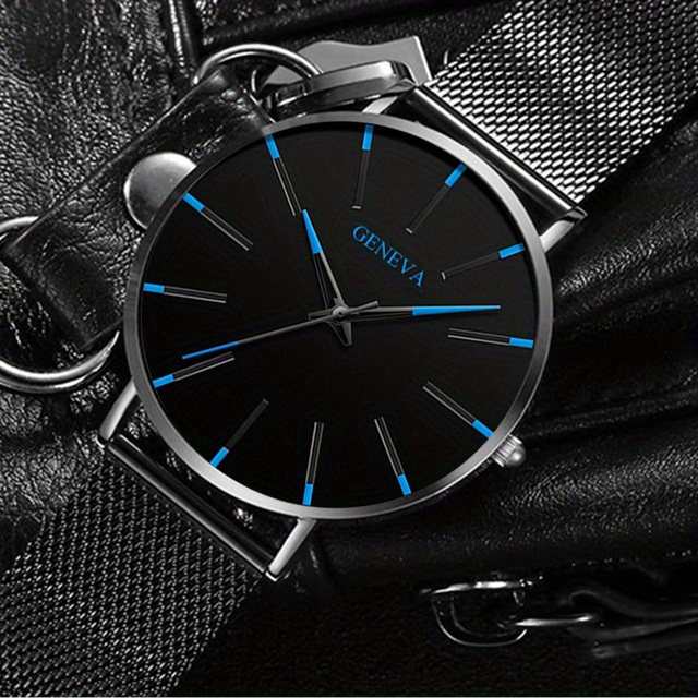 Relojes J663/4 - Reloj analógico de cuarzo para hombre, color negro/negro,  correa., Negro/Negro, Correa.