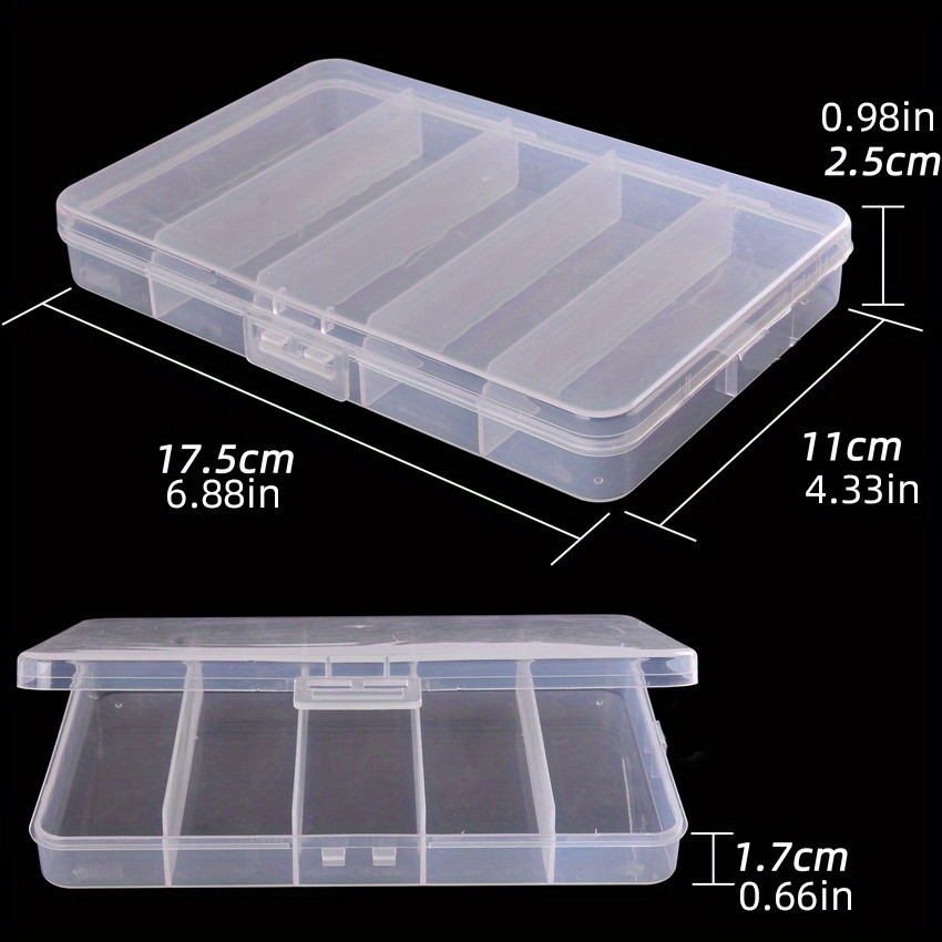 5 compartment Fishing Tackle Box: Organize Fly Fishing Lures - Temu Canada