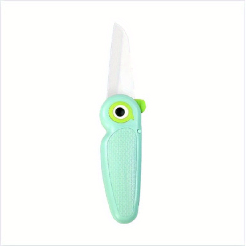 3 Ceramic Paring Knife and Double Edge Ceramic Peeler - Green