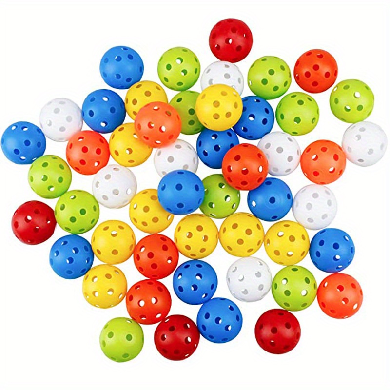 TEMU 20 Vibrant Golf Practice Balls, Perfect For Training And Competitions, Ideal For Pets.