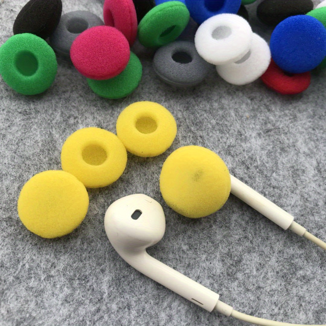 Auriculares coloridos universales almohadillas para auriculares de espuma  viscoelástica puntas de co perfke Espuma de memoria para auriculares