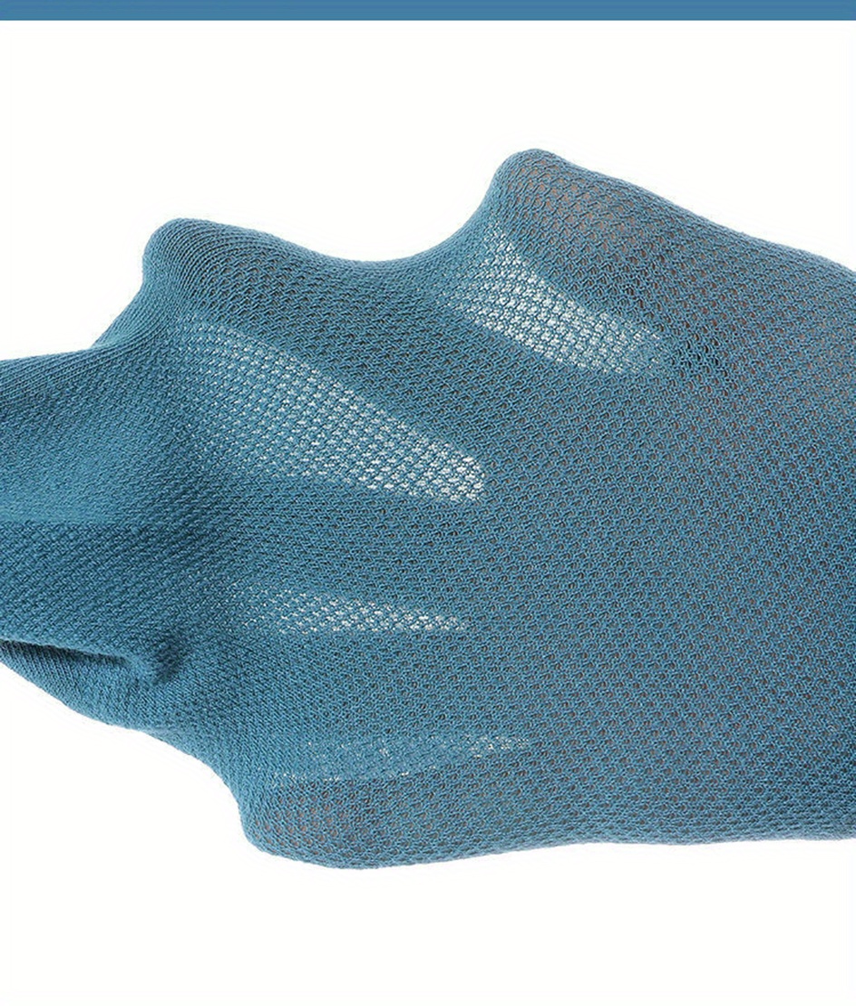 5 Pairs High Quality Summer Breathable Socks, Men Ankle Socks Thin Sports Socks Mesh Casual Athletic Cut Short Socks Size 38-46