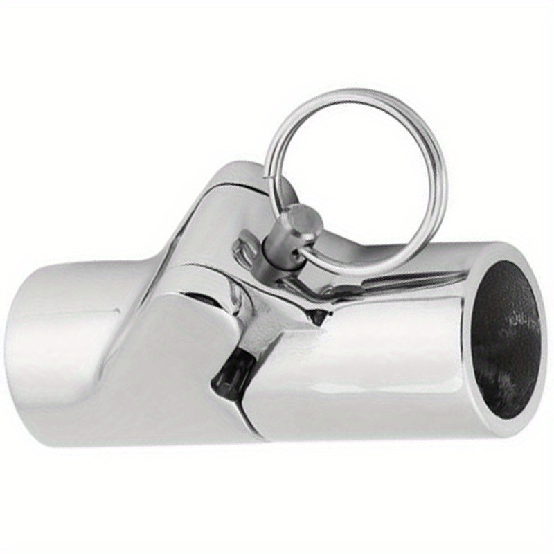 1pc durable 316 stainless steel tube connector for boats folding swivel coupling for easy installation and secure connection