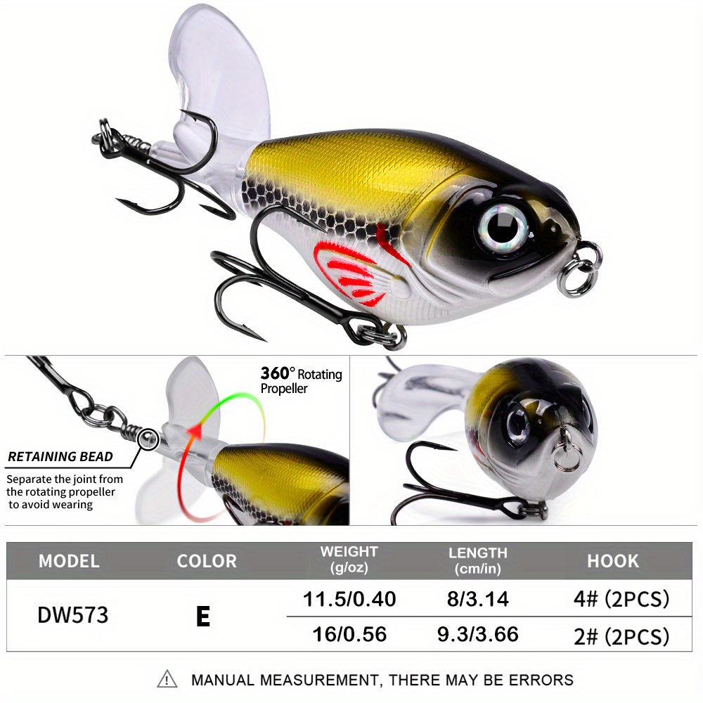  Berge Tackle - Fishing Lure Scent Dispenser - Scent, Sight,  Sound - The Trifecta to Catch More Fish - 2.25 L x 1.75 W - Frost Small :  Sports & Outdoors