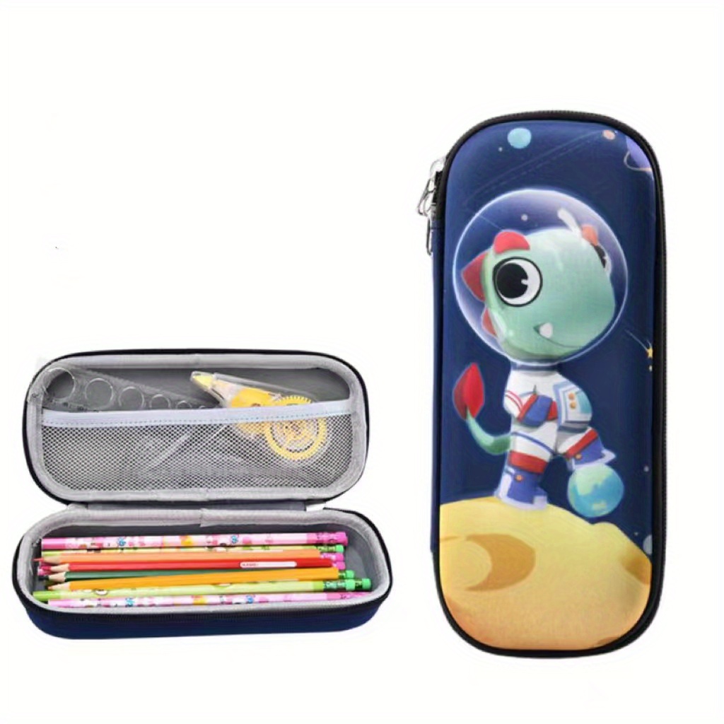 VALGRO Cartoon Elephant Applique Pencil Pouch/Case for Kids  and Toddlers Art Canvas Pencil Box - Box