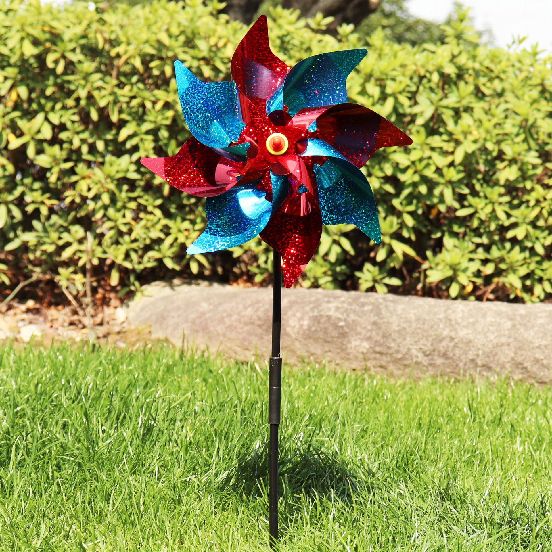 DOLPHIN Wind Spinner Yard Fun Outdoor Whirligig Windwheel