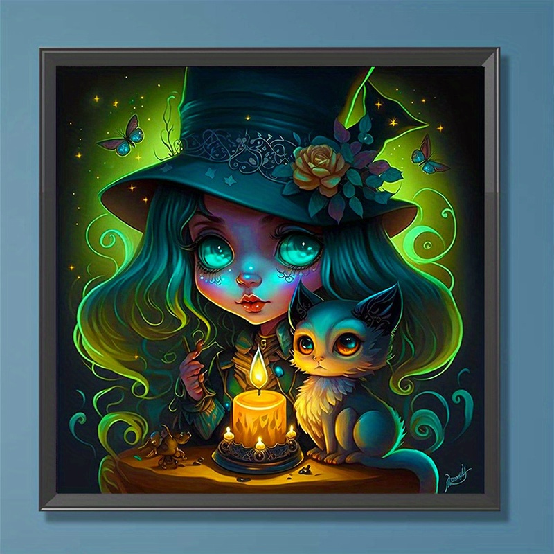 5D DIY My Diamond Art (Starry Night Halloween) Diamond Painting Kit (NEW)