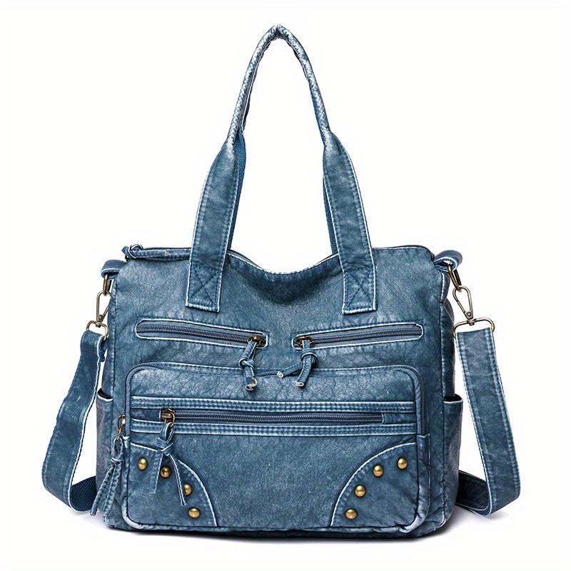 Denim Handbags for Women Jean Purse with Multiple India