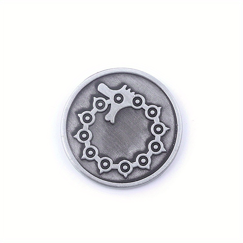 Alloy Coin Keychain Protagonist Tattoo Memorial Coin Key Chain Collect