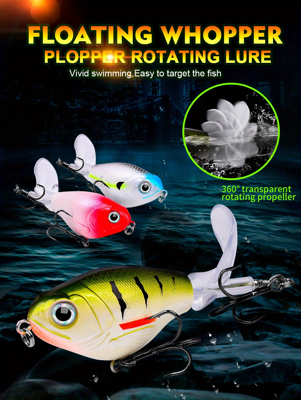 Bionic Topwater Fishing Lure Noisy Floating - Temu