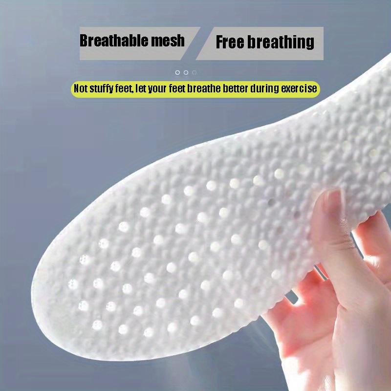 New Memory Foam Sport Insoles For Shoes Sole Cushion Running Comfortable And Breathable